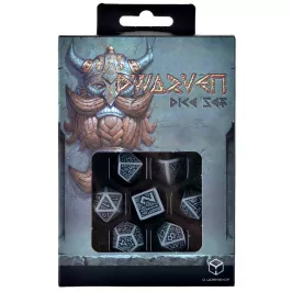 Набор кубиков Dwarven, Gray & black, 7 шт. картинка 350935 - МосИгра